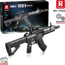 Reobrix 77024 Saldırı Tüfeği QBU-191 Yaratıcı Yapı Blok Seti Building Blocks (Assault Rifle QBU-191)- 1593 Parça