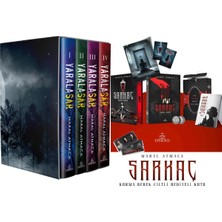 Ephesus Yayınları Yaralasar Serisi Seti 4 Kitap Ciltli Kutulu ve Sarkaç 1 Kurma Bebek Yan Boyamalı Hediyeli Kutu