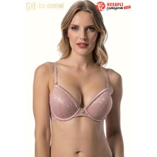Le Jardin Premium Kadın Bellini Soft Cup Destekli Dolgulu Dantelli Kutulu Tekli Sütyen