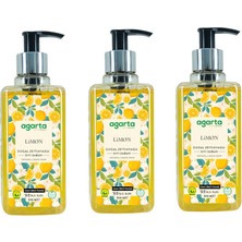 Agarta Doğal Krem Etkili Sıvı Sabun Limon 500 ml * 3 (1500 Ml)