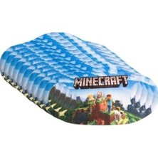 Polybotum Çocuk Oyun Maskesi Minecraft Temalı Renkli Kostüm 3-13 Yaş