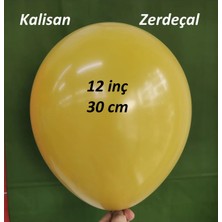 İrem Parti Dükkanı Retro Zerdeçal (Mustard) Balon 10 Adet 12 Inç 30 cm