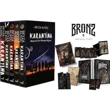 İndigo Kitap Karantina Serisi Seti-5 Kitap Takım- Ciltli Kutulu ve Bronz 5 Ölüm Tekli Hediyeli Kutulu