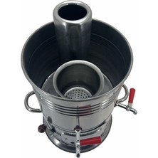 Çanta Yurdu Paslanmaz Çelik 5 Litre Çift Hazneli Semaver