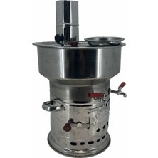 Çanta Yurdu Paslanmaz Çelik 7 Litre Çift Hazneli Semaver