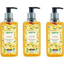 Agarta Doğal Krem Etkili Sıvı Sabun Mango 500 ml * 3 (1500 Ml)