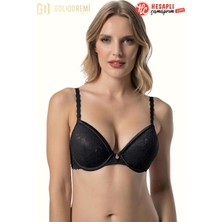 Le Jardin Premium Kadın Bellini Soft Cup Destekli Dolgulu Dantelli Kutulu Tekli Sütyen