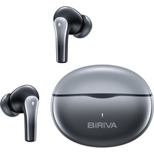 Biriva T62 Bluetooth 6.0 Oyun Modlu Kablosuz Kulaklık Enc Gürültü Engelleme, Yüksek Ses Performansı
