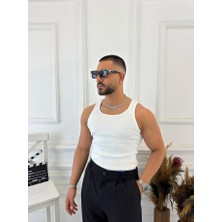 Elku Moda Yumuşak Dokulu Ter Emici Spor Atlet  Pamuk Slim Fit Fitilli ve Şık Spor Atlet