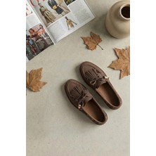 Ayakkabı Fuarı Elit BTBFZ01 Kadın Casual Ayakkabı Kahverengi