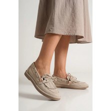 Ayakkabı Fuarı Elit BTBFZ01 Kadın Casual Ayakkabı Bej