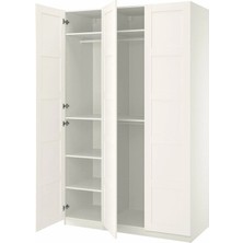 IKEA Beyaz Fonksiyonel Kapaklı Gardırop