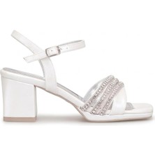 Beety 26BY130.922C Kadın Taşlı Klasik Topuklu Ayakkabı Sedef