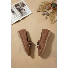 Ayakkabı Fuarı Elit BTBFZ01 Kadın Casual Ayakkabı Taba