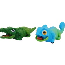 Indispensablely Sürtmeli Sürüngen Hayvanlar 2'li - Timsah & Iguana