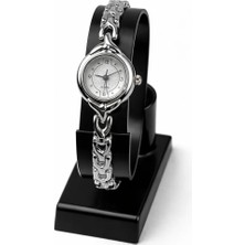 Toz Vintage Cuzena Silver Ince Zincir Kordon Minimal Zarif Kadın Vintage Retro Saat