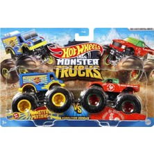 İsmiyle Al FYJ64 Hot Wheels Monster Trucks Güçlü Ikili 1:64 Arabalar