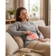 İsmiyle Al USB Şarjlı Kızılötesi Isıtmalı Titreşimli Kadın Bel ve Karın Masaj Kemeri