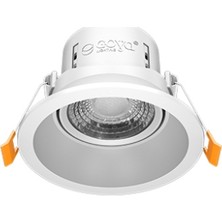 Cob LED Sıva Altı Yuvarlak Beyaz Kasa 8W 4000K Goya