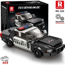 Reobrix Creator 816 Polis Arabası Crown Victoria Yaratıcı Yapı Blok Seti Building Blocks - 404 Parça