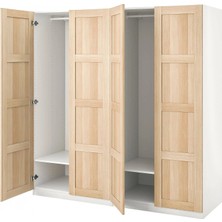 IKEA Beyaz Fonksiyonel Kapaklı Gardırop