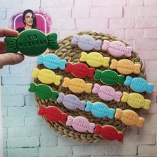 Tatlı Armağanlar Bayrama Özel Renkli Şekerler Modeli Butik Kurabiye - 20 Adet