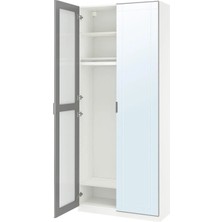 IKEA Beyaz Sağlam Kapaklı Gardırop