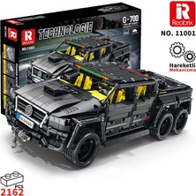 Reobrix Technic 11001 Mercedes Benz G700 Brabus 6x6 Yaratıcı Yapı Blok Seti Building Block 2162PARÇA