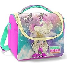 Indispensablely Coral High Kız Çocuk Unicorn Kız Okul Beslenme Çantası - Thermo Yalıtımlı