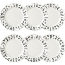 Indispensablely Black Pearl Servis Tabağı Seti 27 Cm, 6'lı