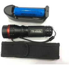 Indispensablely Beyaz LED Işıklı ,şarjlı Pil,şarj Cıhazlı El Fener 620