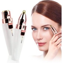 Elektronikçim Çift Başlıklı Epilasyon Yüz Çene Işıklı Kıl Tüy Alma Mini Cep Epilasyonu