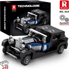 Reobrix Creator 814 Bugatti Type 41 Royale Klasik Araba Yaratıcı Yapı Blok Seti Building Blocks - 249 Parça