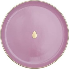 Indispensablely Porland Glamorous Pembe Düz Tabak, 20 cm