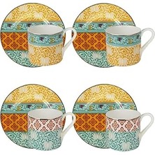 Indispensablely Lucky Eliana Bone Dörtlü Kahve Fincanı Seti