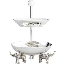 Indispensablely Ganesha Iki Katlı Sunumluk 11 x 12,3 cm