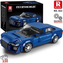 Reobrix Creator 822 Audi A6 Spor Araba Yaratıcı Yapı Blok Seti Building Blocks - 330 Parça