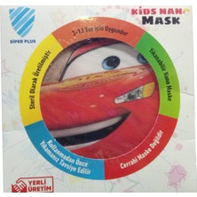 Polybotum Çocuk Oyun Maskesi Cars Arabalar Temalı Renkli Kostüm 3-13 Yaş