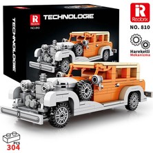 Reobrix Creator 810 Rolls Royce Phantom Iı Saloon Car Spor Araba Yaratıcı Yapı Blok Seti Building Blocks - 304 Parça