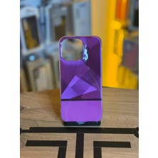 Avcı Teknoloji Market iPhone 15 Pro Max Uyumlu Kristal Görünümlü Geometrik Desenli Parlak Kılıf