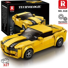 Reobrix Creator 818 Chevrolet Camaro Spor Araba Yaratıcı Yapı Blok Seti Building Blocks - 327 Parça