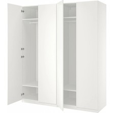 IKEA Beyaz Fonksiyonel Kapaklı Gardırop