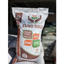 Orgüb Euro Gold Leonardit Gübre – Humik Kalsiyum Kükürt Silisyum Içerikli | 25 kg