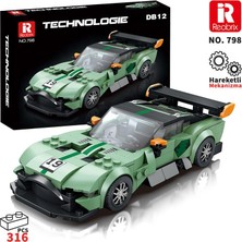 Reobrix Creator 798 Aston Martin DB12 Spor Araba Yaratıcı Yapı Blok Seti Building Blocks - 302 Parça