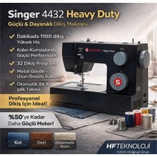 Singer Heavy Duty Dikiş Makinesi + Singer El Dikiş Makinesi  Hediye