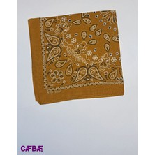 Cafbaf Kare Bandana Klasik MODEL.8523 Hardal