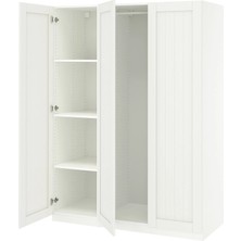 IKEA Beyaz Geniş Kapaklı Gardırop