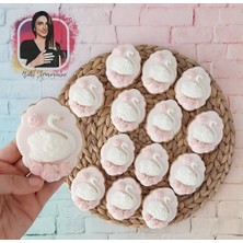 Tatlı Armağanlar Dekoratif Büyüleyici Kuğu Model Butik Kurabiye - 20 Adet