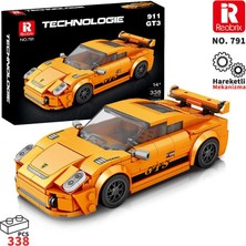Reobrix Creator 791 Porsche 911 Gt3 Spor Araba Yaratıcı Yapı Blok Seti Building Blocks - 338 Parça
