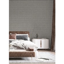 Adawall Muse Koleksiyonu 25102-4 Taş Gri Dokulu Silinebilir Nonwoven Vinil Duvar Kağıdı 1.06X15.6M, 16.5m²